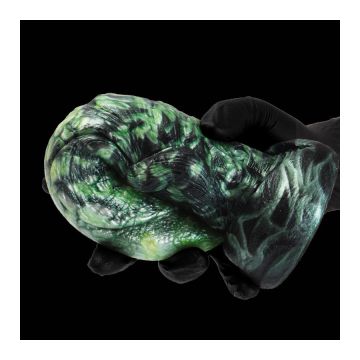 Monster Dildo Gode Nebuk - Groen