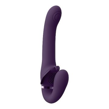 Vibrerende Strap-on Satu - Paars