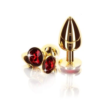 Buttplug With Diamond Jewel L