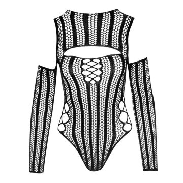 Body Met Streepdessin Zwart