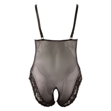 Zwarte kruisloze body