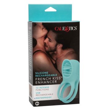 Vibrerende Cockring French Kiss Enhancer - Groen