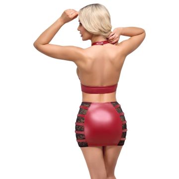 Cottelli Spannende Wetlook Set - Rood