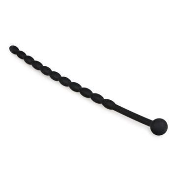 Sinner Gear Geribbelde Silicone Dilator - Zwart