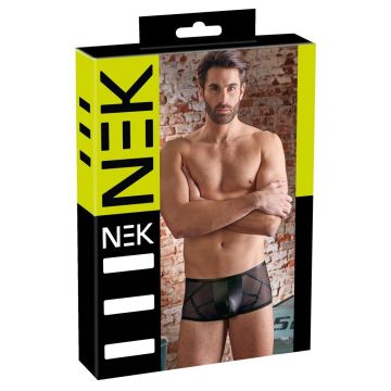 Boxer met Diagonale Strepen - Zwart