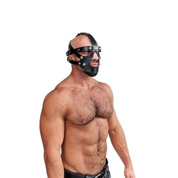 Mister B Leren Gezichtsharnas 