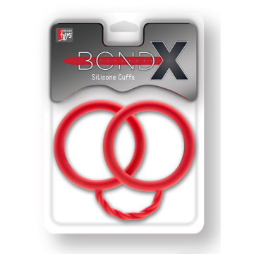 Siliconen Handboeien Rood - BondX