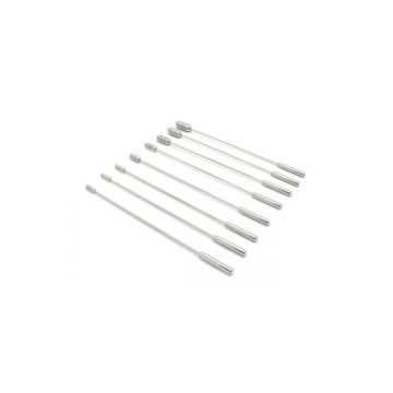 Urethral Sound Dilator Set Groved Beads - 8 Stuks