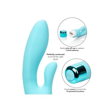Rabbit Vibrator Eden Lover - Blauw (OP=OP)