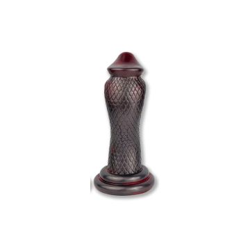 Monster Dildo Gode Serpent Cobra - Rood/Zwart
