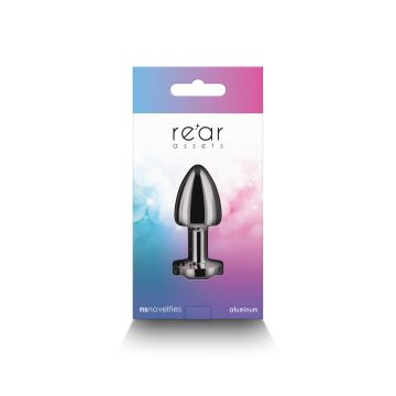 Buttplug Rear Assets Petite Zwart