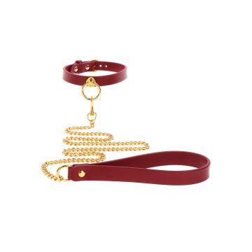 Halsband met ketting Taboom - Rood