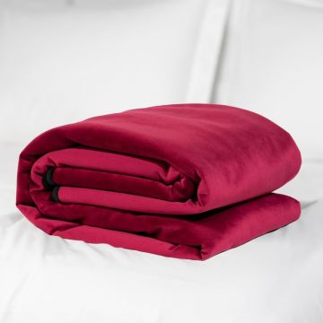 Laken Fascinator Throw - Rood