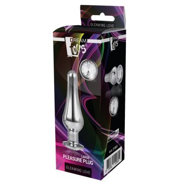 Buttplug Gleaming Love Zilver - Large