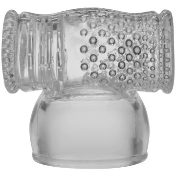 Masturbator Opzetstuk Wand Vibrator - Transparant