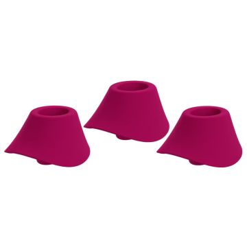 3 Roze Vervangingsdoppen - Womanizer BLEND