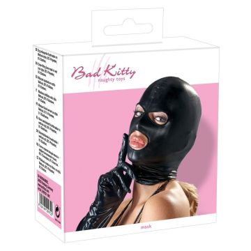 Zwart Hoofdmasker - Bad Kitty