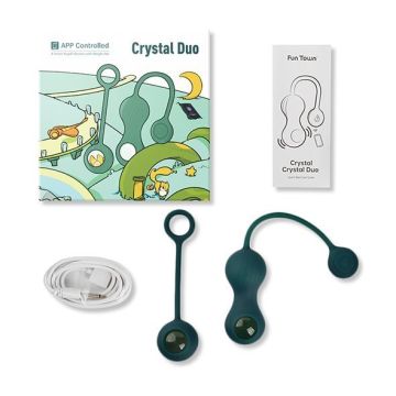 Kegel Vibrator Crystal Duo Smart