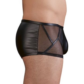 Boxer met Diagonale Strepen - Zwart