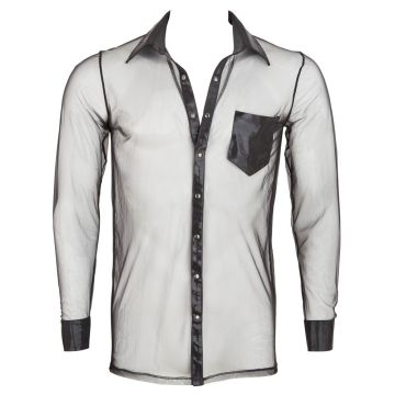 Doorzichtig Herenshirt