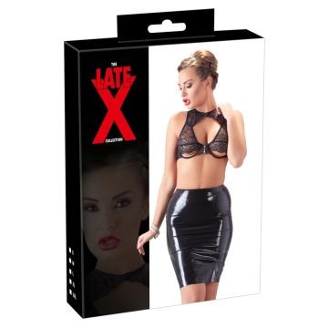 Driekwart Latex Rok