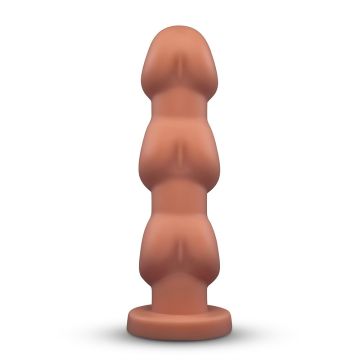 B-Vibe Multi-Bulb Dildo met Flared Base Headz - 27 cm