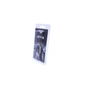 Kiotos Metalen Penisplug Deluxe Zilver - 13.5 cm