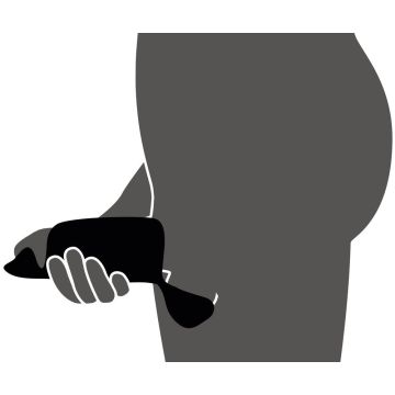 Rebel Masturbator Vibrerende Penis Trainer met 3 Punt Stimulator