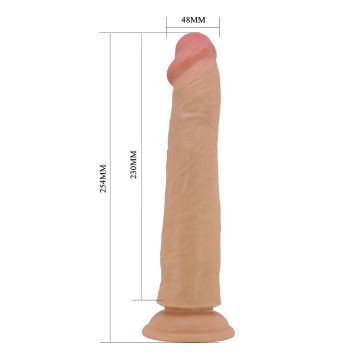 Realistische Dildo Pretty Love Sharife Sliding Skin - Huidskleur