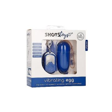 10 Speed Vibrerend Eitje - Blauw
