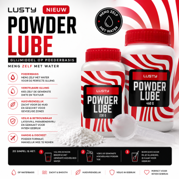 Lusty Waterbasis Powder Lube 230 gr