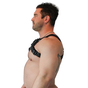 Brutus Harnas Vegan Bulldog - Zwart