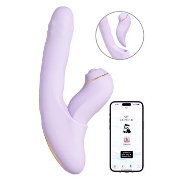Svakom Vibrator en Pulsator DuoGlow - Paars