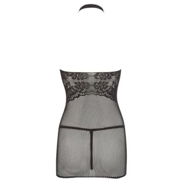 Netstof Halter Jurkje met String