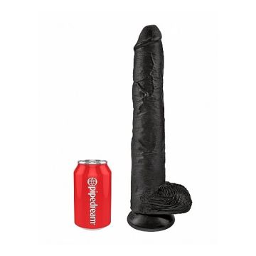 Zwarte XL Dildo King Cock -  36 cm