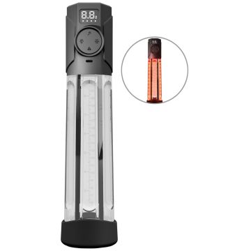 Mr Boner Penispomp Red Light Power Pump - Transparant