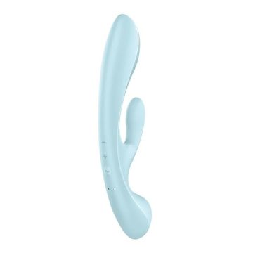 Satisfyer Multi Vibrator Triple Oh - Licht Blauw