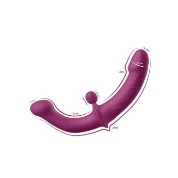 She.E.O Dubbele G-Spot Vibrator met Afstandsbediening - Paars