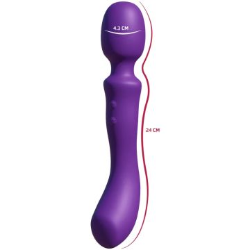 Dubbelzijdige Wand Vibrator - Paars