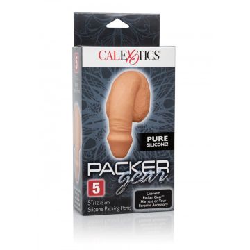 Siliconen Packing Penis 12.75 cm - Caramel