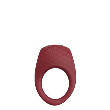 Vibrerende Cockring Romance Ivy - Rood