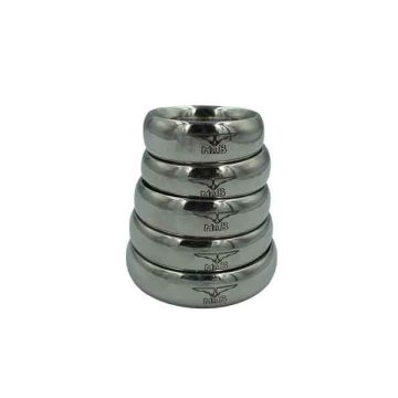 Mister B Light Donut Cockring Stainless Steel - Zilver