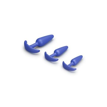 B-Vibe Buttplug Set Butties Booty Bundle - Blauw