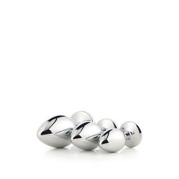 Buttplug Set Gleaming - Zilver