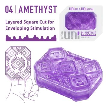 Masturbatie Vinger Sleeve  UNI Amethyst
