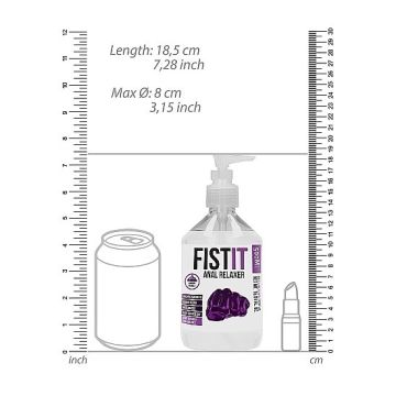 Glijmiddel Fist It Anal Relaxer met handpomp - 500ml