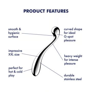 Satisfyer RVS G-Spot Dildo - Star Force 4