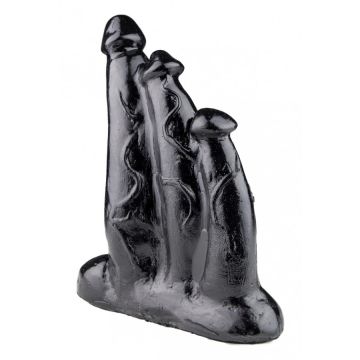 Dildo Triple Mission - Zwart