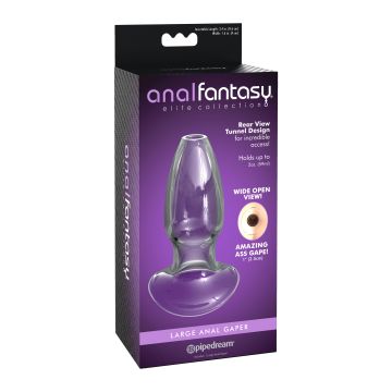 Tunnelplug Anal gaper Large - Transparant