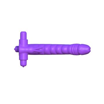 3- In-1 Double Penetration Ring + Vibratie